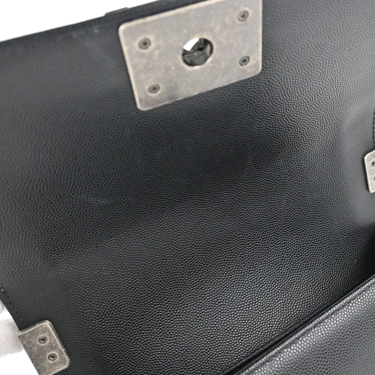 Boy Chanel Black Caviar Skin Small Chain Shoulder Bag