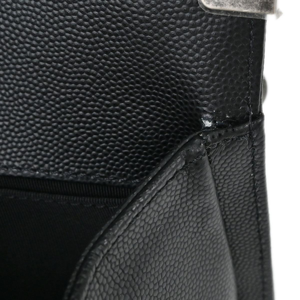 Boy Chanel Black Caviar Skin Small Chain Shoulder Bag