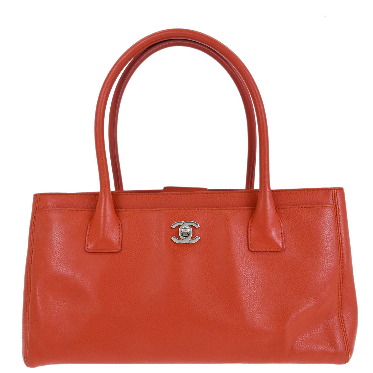 Chanel 2012-2013 Red Calfskin Executive Cerf Tote Bag