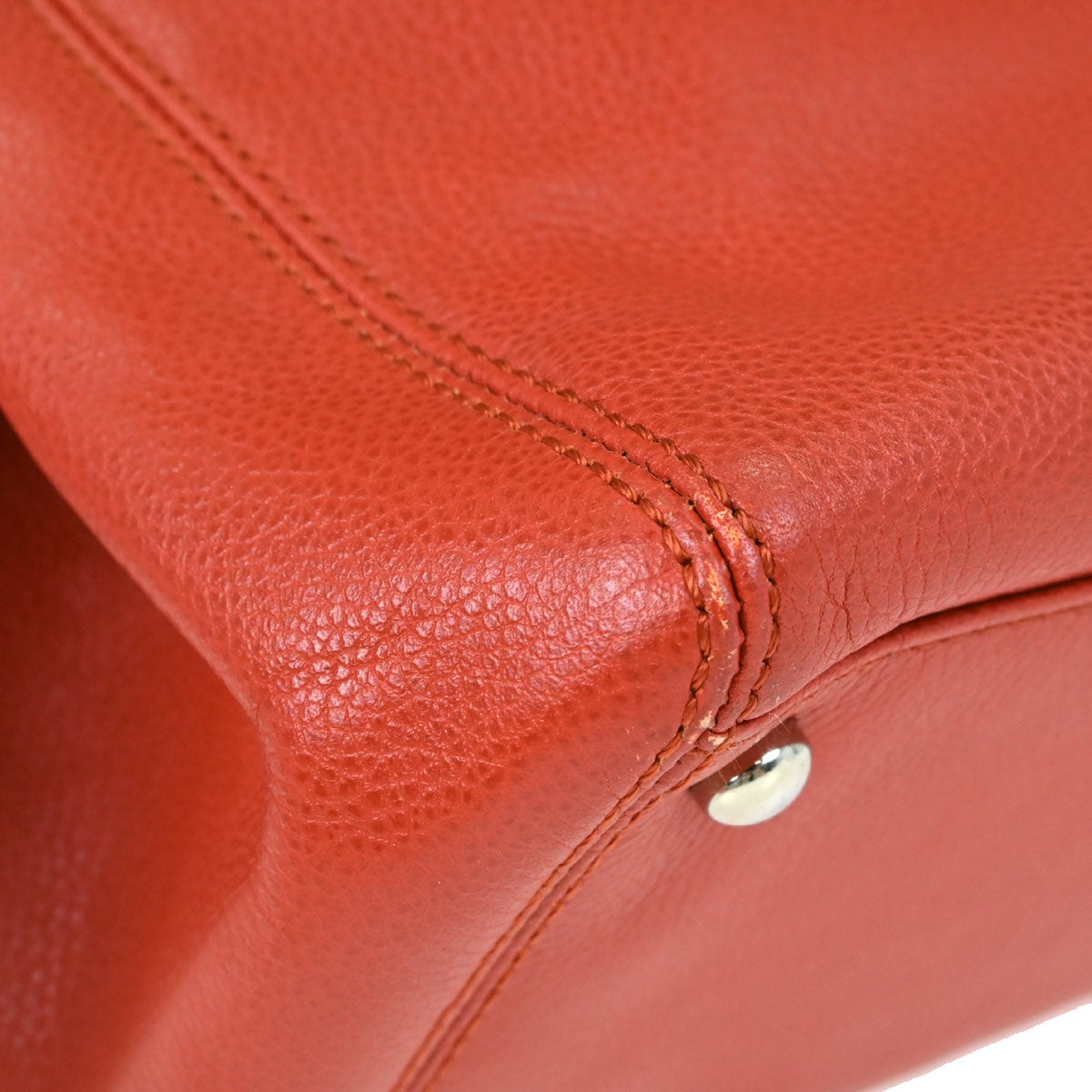 Chanel 2012-2013 Red Calfskin Executive Cerf Tote Bag