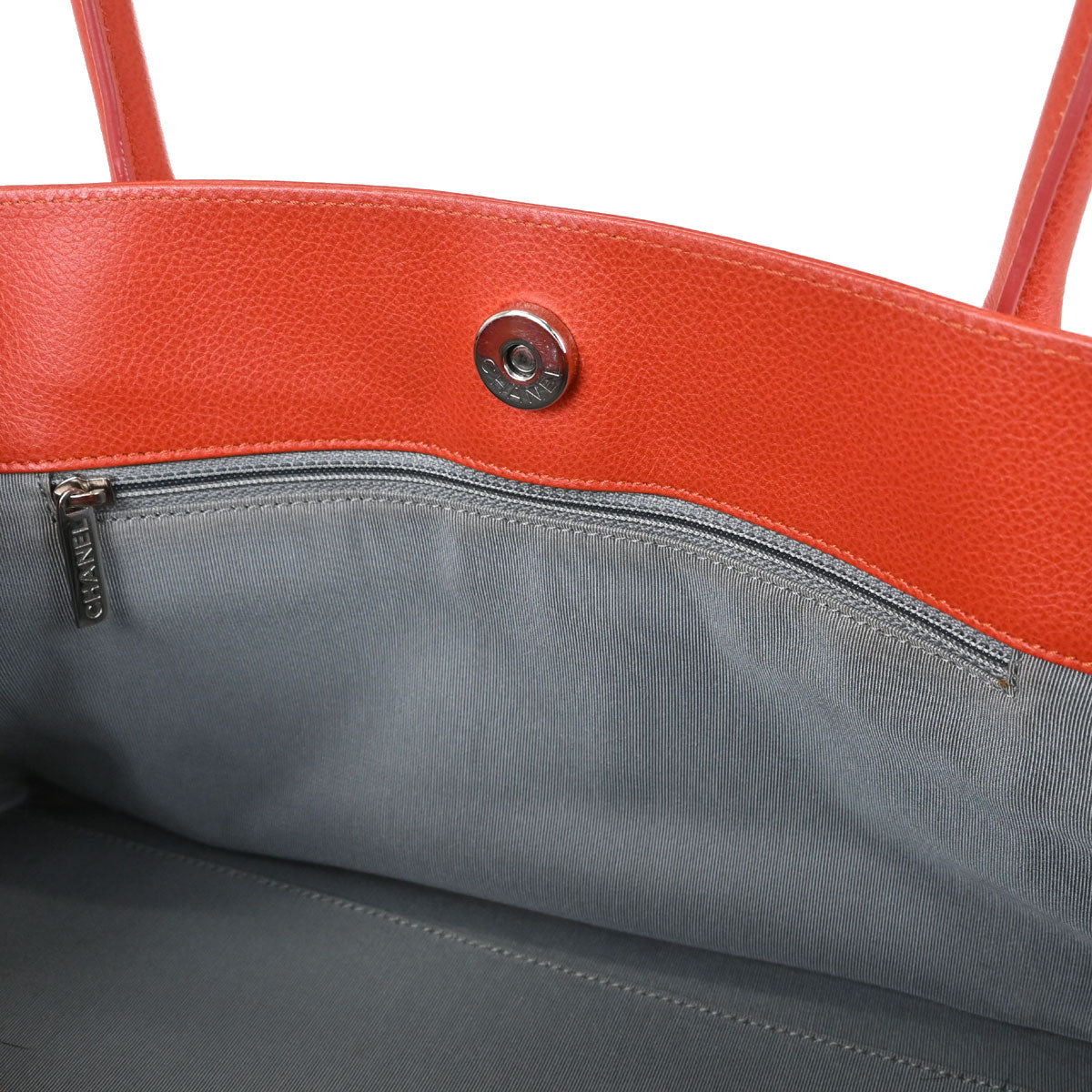 Chanel 2012-2013 Red Calfskin Executive Cerf Tote Bag
