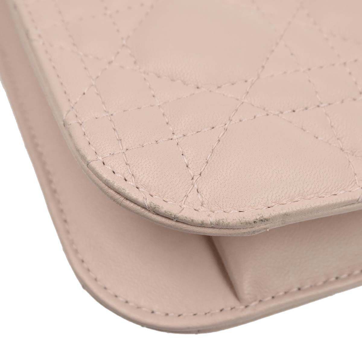 Christian Dior Light Pink Cannage Shoulder Bag