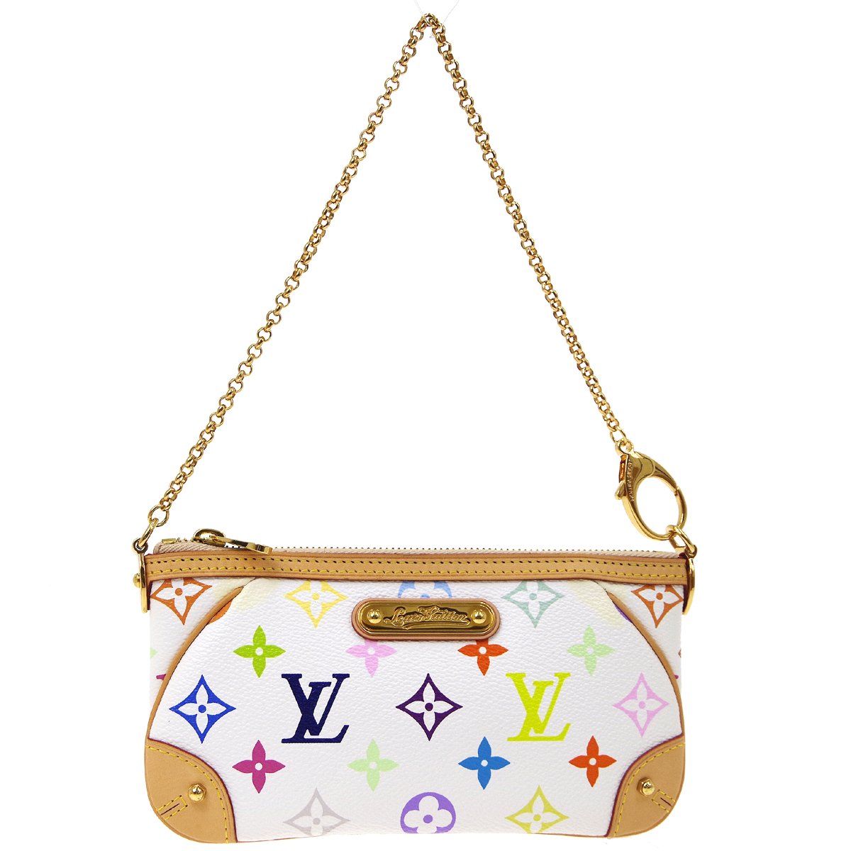 Louis Vuitton 2011 Multicolor Pochette Milla MM M60096