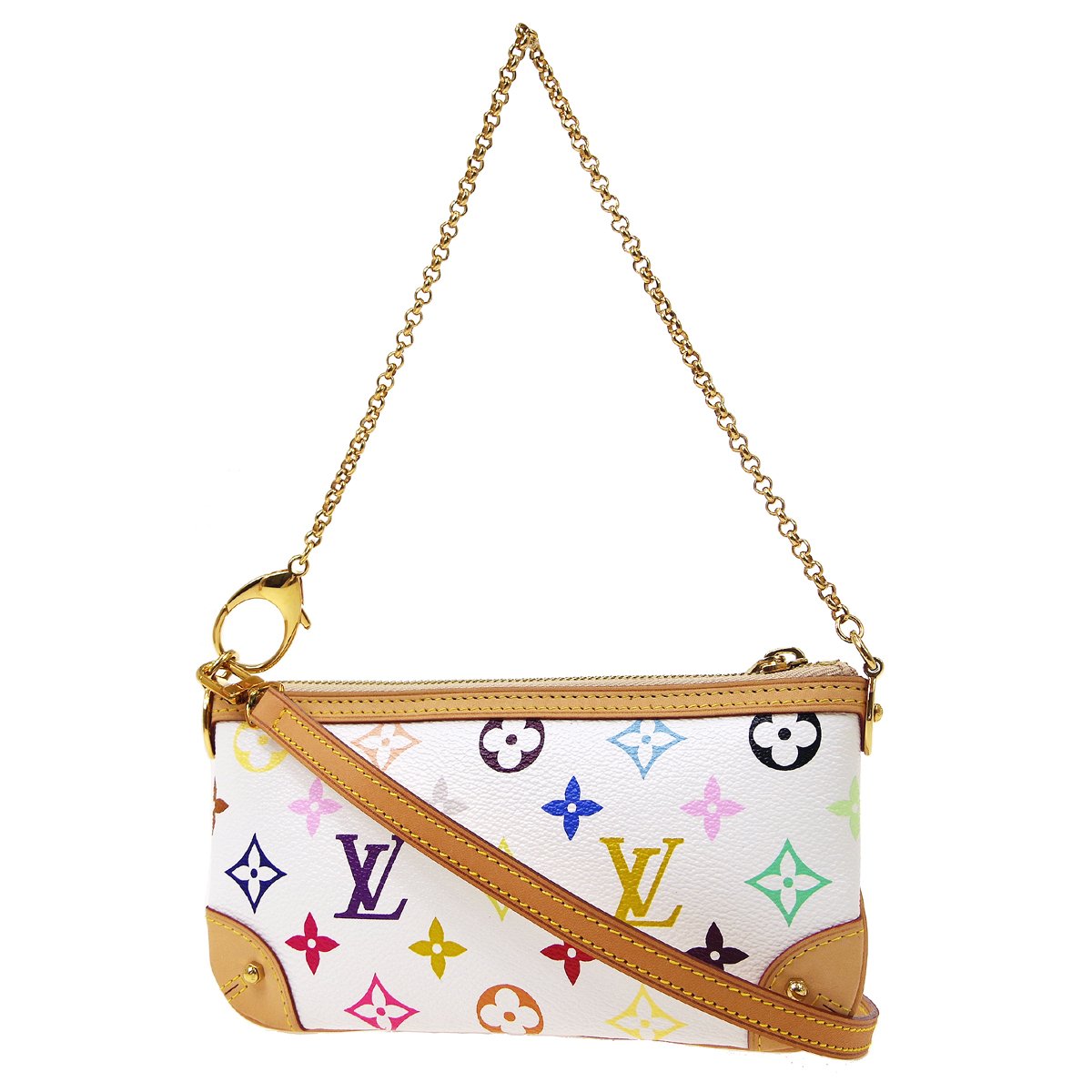 Louis Vuitton 2011 Multicolor Pochette Milla MM M60096